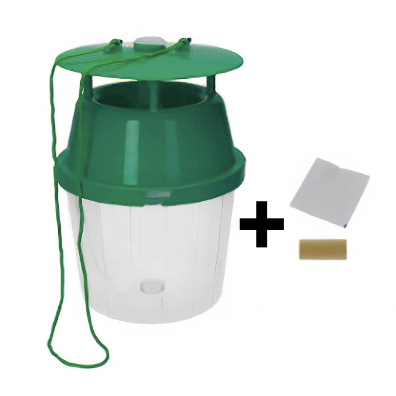 KIT DE PIÉGEAGE POUR LE PAPILLON DE LA CHENILLE PROCESSIONNAIRE DU PIN-Kit de piégeage pour attirer les papillons mâles de la chenille processionnaire du pin (Thaumetopoea pityocampa).