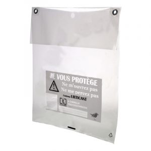 SAC COLLECTEUR TRANSPARENT SEUL ET TUBE DE DESCENTE POUR ÉCOPIÈGE Sac collecteur et tube de descente pour la chenille processionnaire du pin (Thaumetopoea pityocampa).