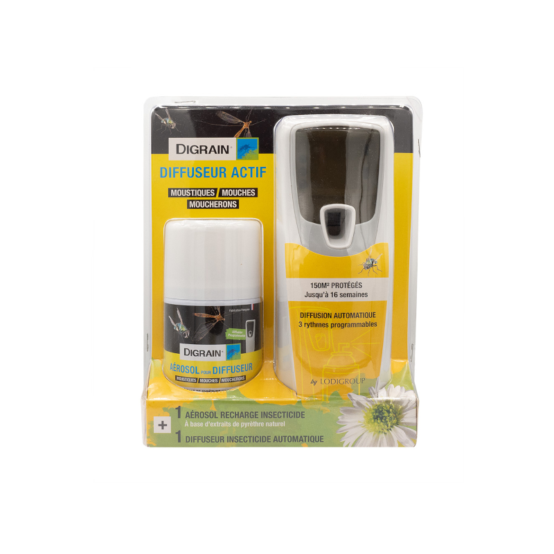 PACK DIFFUSEUR ACTIF - LUTTONS CONTRE LES MOUCHES