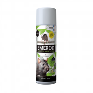 EMEROD PROTECTION ANTI-RONGEURS AÉROSOL Aérosol de protection - Crée un film protecteur sur le gaines plastiques, durites caoutchouc, gaines de câbles électriques, mousses d'isolation...