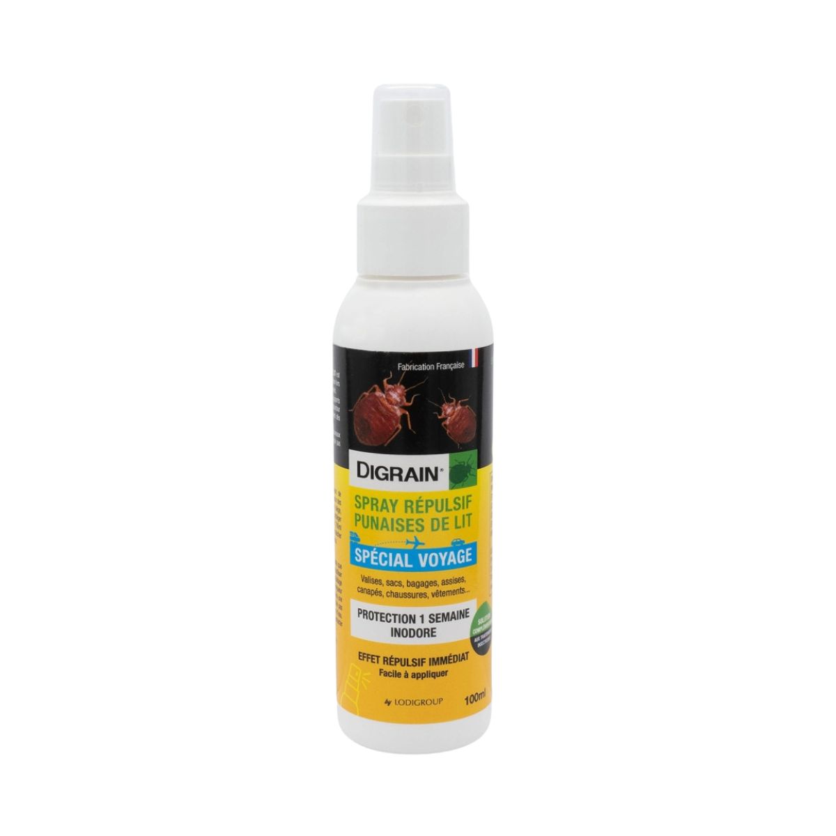DIGRAIN Spray répulsif punaises de lit 100 ml