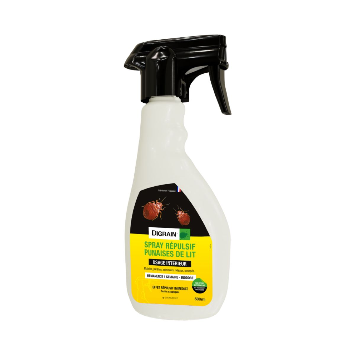 DIGRAIN Spray répulsif punaises de lit 500 ml