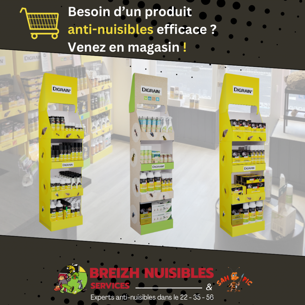 Besoin d’un produit anti-nuisibles efficace Venez en magasin !